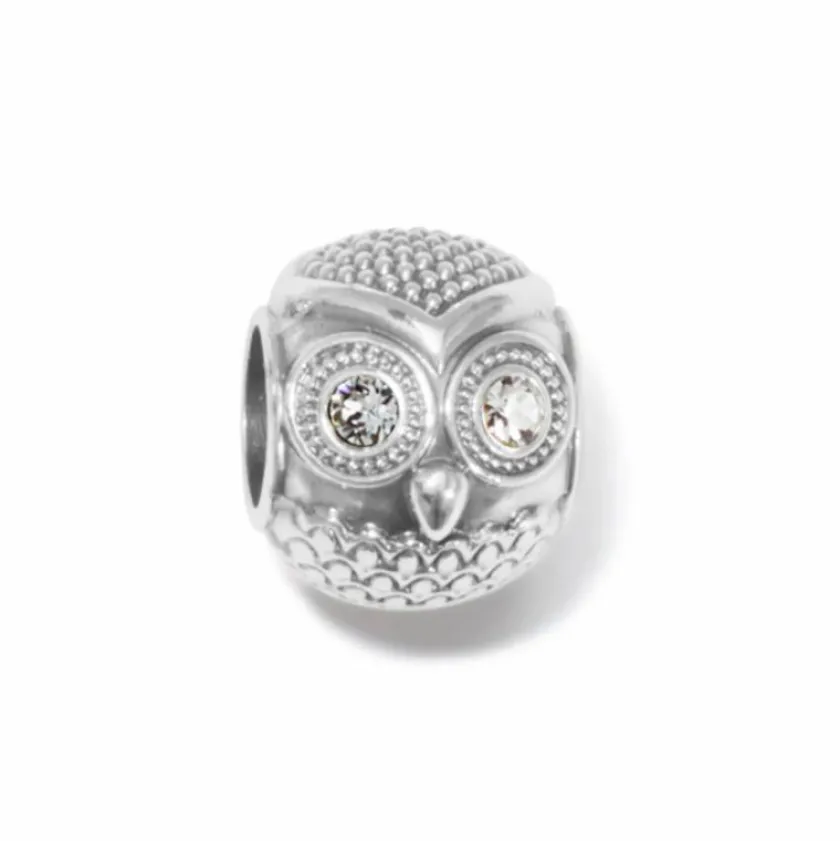Brighton Wisdom Owl Bead Silver New