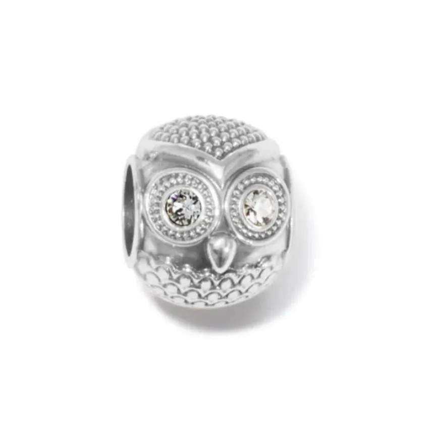 Brighton Wisdom Owl Bead Silver New