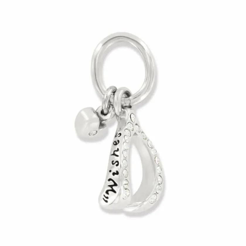 Brighton Wishbone Love Charm Silver New