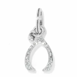 Brighton Wishbone Love Charm Silver New