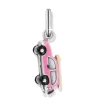 Brighton Woodie Charm Silver-Pink Hot