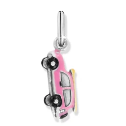 Brighton Woodie Charm Silver-Pink Hot