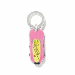 Brighton Woodie Charm Silver-Pink Hot