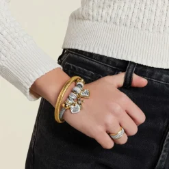 Brighton Woodstock Metallic Single Bracelet Discount