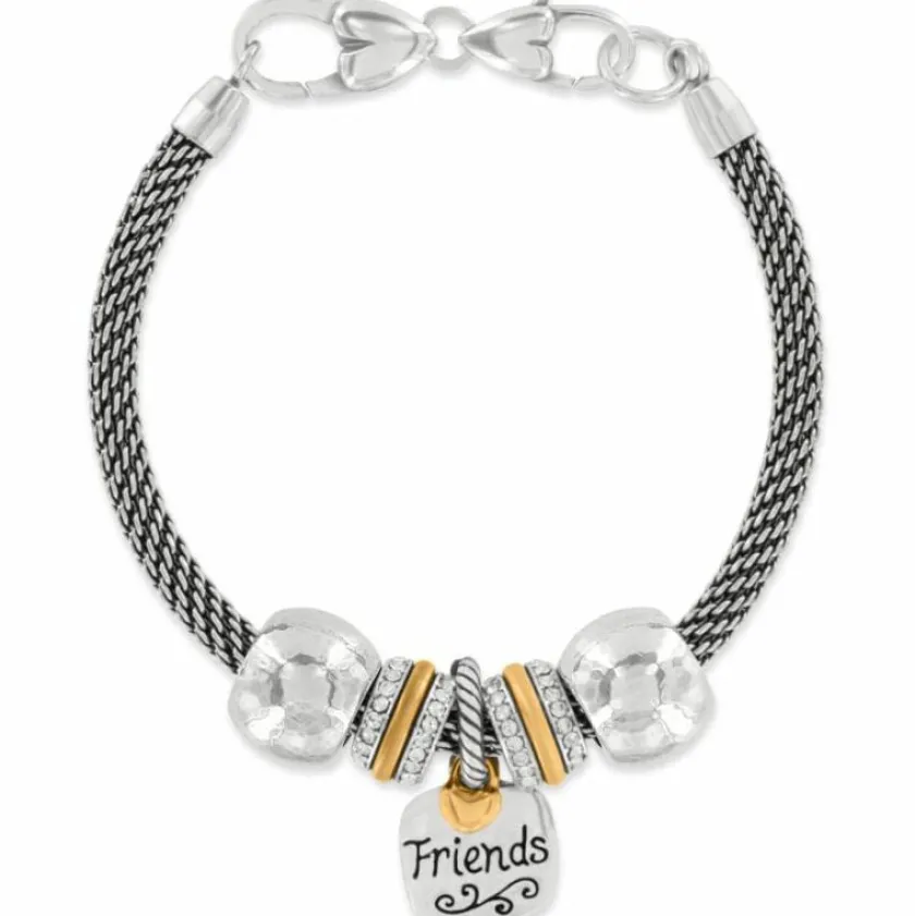 Brighton World's Best Friends Bracelet Silver-Gold Clearance