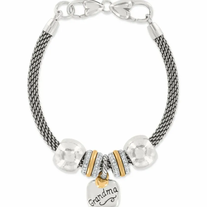 Brighton World's Best Grandma Bracelet Silver-Gold Fashion