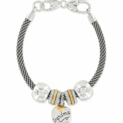 Brighton World's Best Grandma Bracelet Silver-Gold Fashion