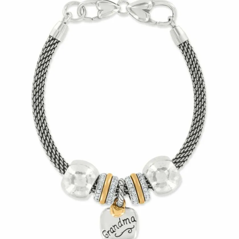 Brighton World's Best Grandma Bracelet Silver-Gold Fashion