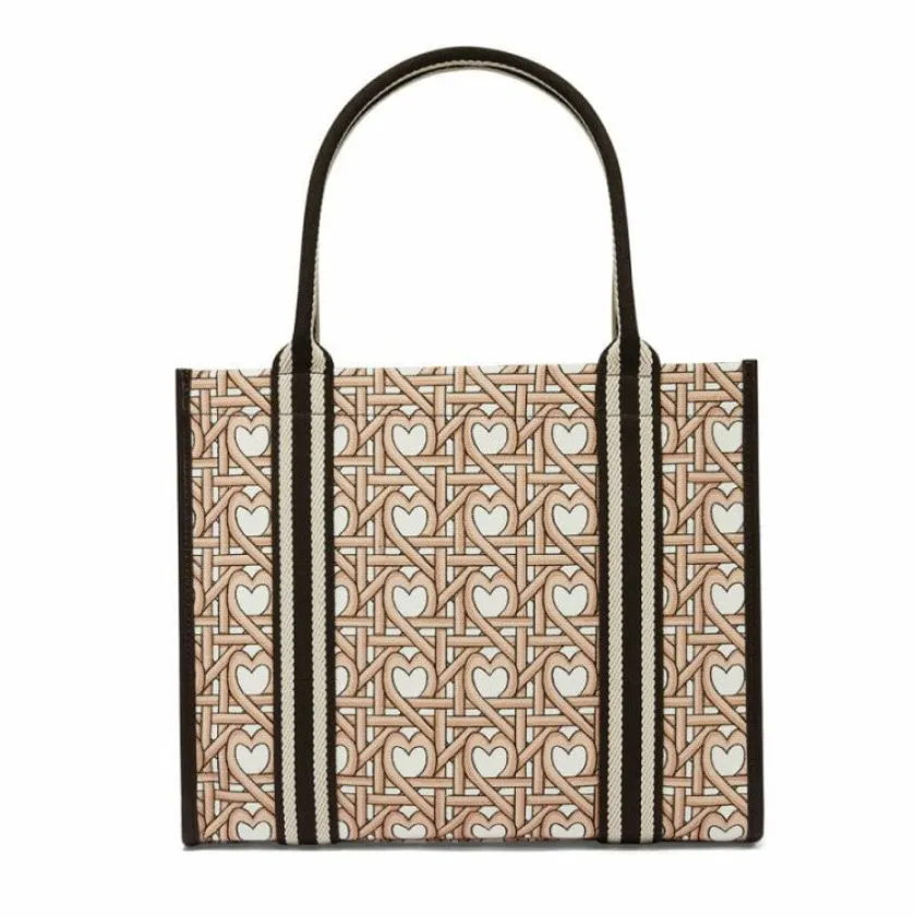 Brighton Woven Hearts Canvas Carry All Multi Outlet