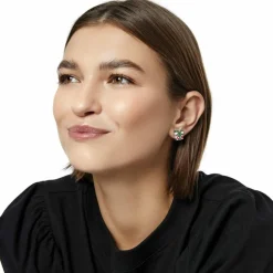 Brighton Wrapped With Love Post Earrings Silver-Multi Fashion