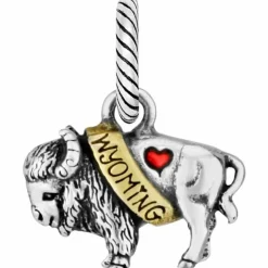 Brighton Wyoming Charm Silver New