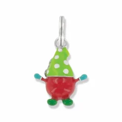 Brighton Yuletide Gnome Charm Silver-Multi Clearance